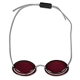 Art of Sun Solarium Schutzbrille rot UV Brille Solariumbrille mit Gummizug, 600015-rot